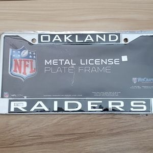 Oakland Raiders Plate Frame